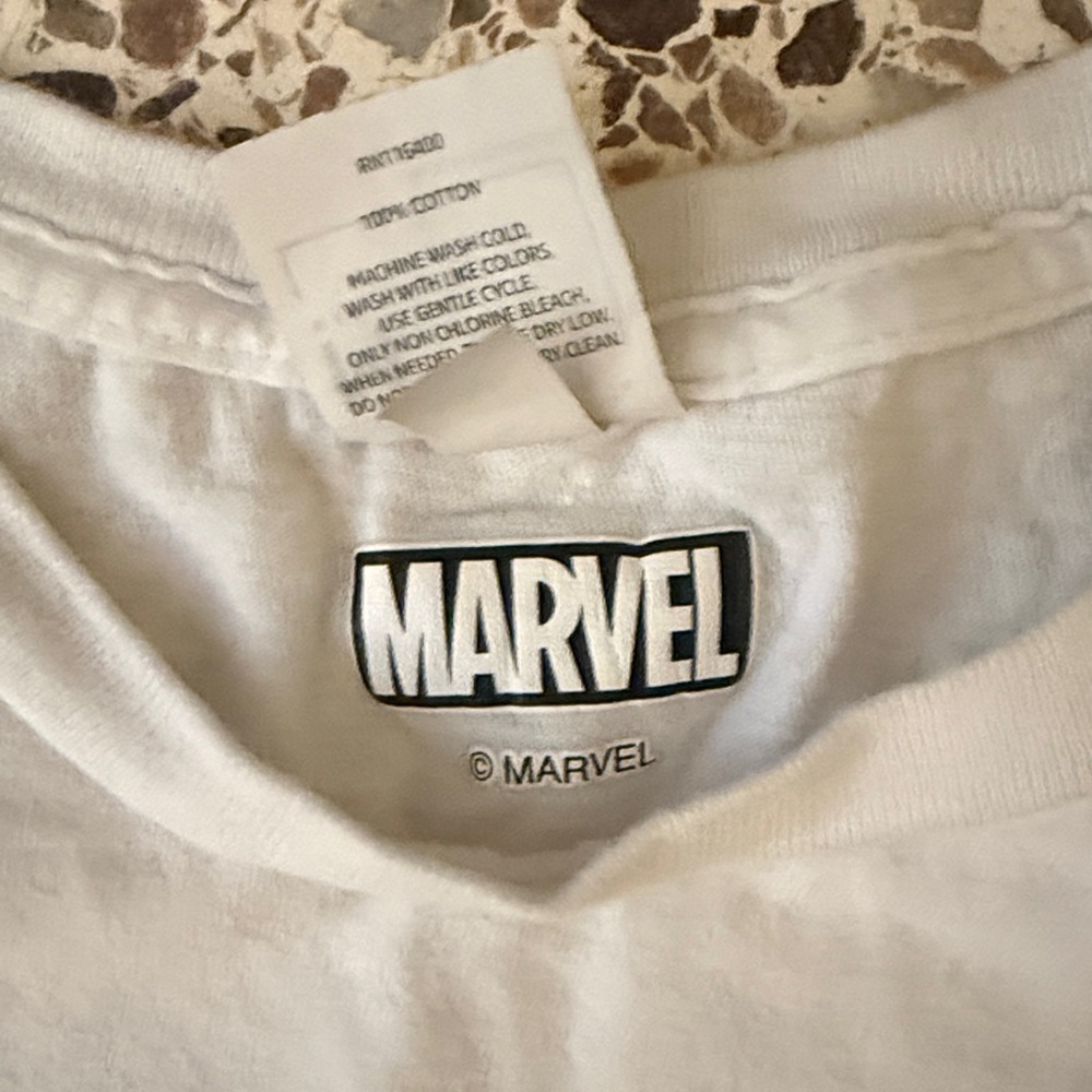 Marvel White “More Than A Fan” T-Shirt - Picture 2 of 3